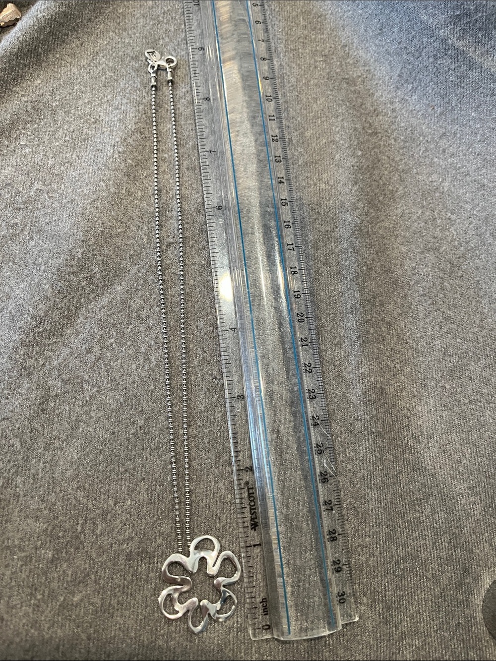Silpada Sterling Flower Necklace-Retired - Picture 6 of 7